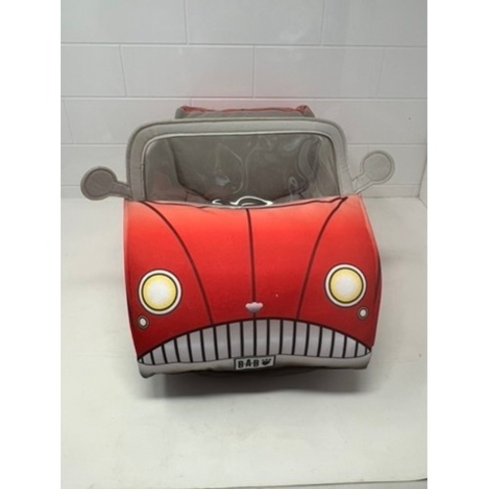 Build-A-Bear Workshop Red Convertible Plush Car Stuffed Animal Carrier Accessory